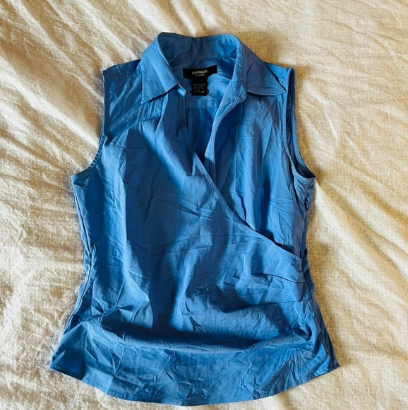 EXPRESS blue top - Picture 8 of 15